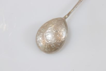 Silver spoon with Russian hallmarks
Weight:...