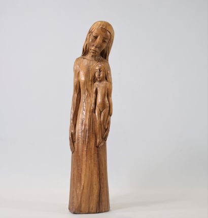 Sculpture en bois travail probablement Luxembourgeois
Poids:...