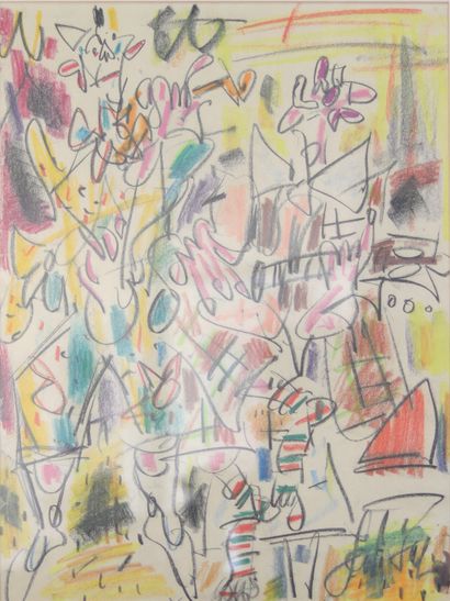 GEN PAUL (1895-1975) crayolor 