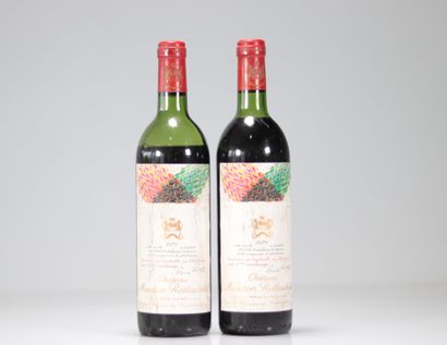 Lot de 2 Château Mouton Rotschild (Pauillac...
