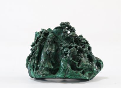 Malachite sculpture china Qing period
Weight:...