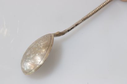 Silver spoon with Russian hallmarks
Weight:...