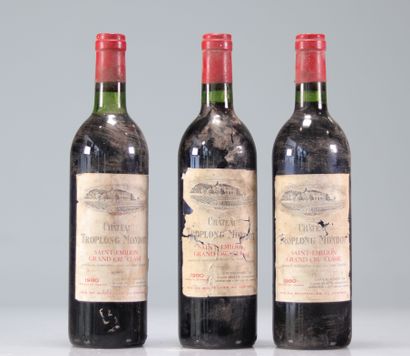 Lot de 5 Château TROPLONG MONDOT (Saint-Emilion)...