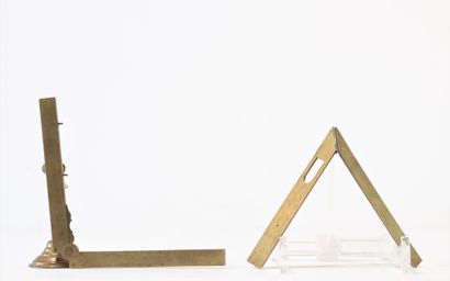 Lot of 2 measuring instruments. XII th century....