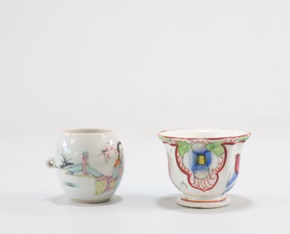 Lot of 2 Chinese porcelains
Weight: 1.00...