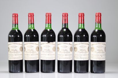Lot de 6 Château Cheval Blanc (Saint-Emilion)...