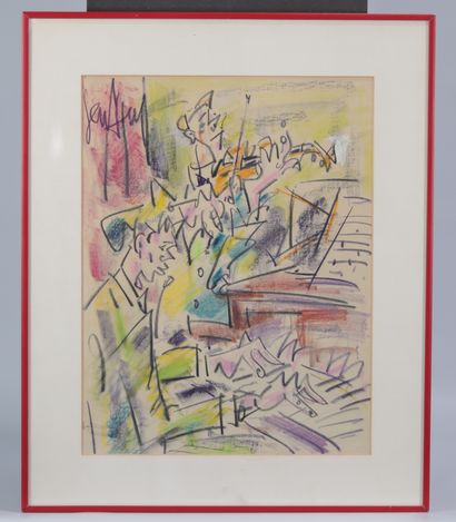 GEN PAUL (1895-1975) crayon «Musical duo»
Weight:...