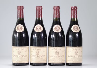 Lot de 4 Château Corton Grancey (Beaune)...