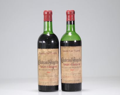Lot de 2 Château l'Angélus (Saint-Emilion)...