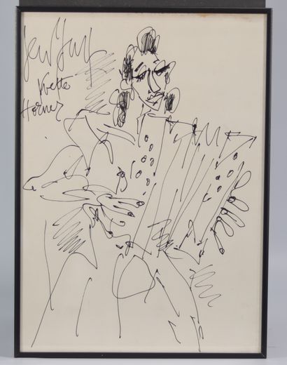 GEN PAUL (1895-1975) “Yvette Horner” spindle
Weight:...