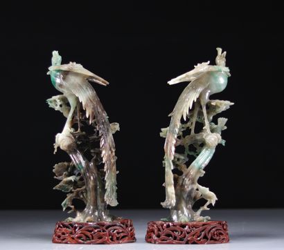 Lot of 2 jadeite statues
Weight: 2.71 kg
Region:...