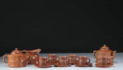 Chinese tea service (15 pieces) early 20th...