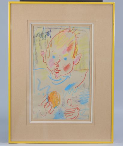 GEN PAUL (1895-1975) crayolor 