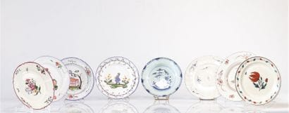 Lot de 25 assiettes divers manufactures
Poids:...