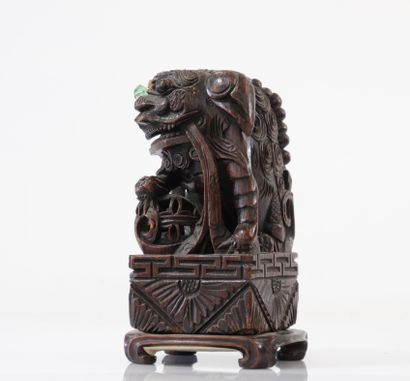 Wooden sculpture 1900 China
Weight: 1.21...