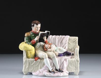 Saxon porcelain group depicting Napoleon
Weight:...