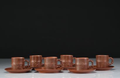 Chinese tea service (15 pieces) early 20th...