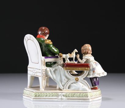 Saxon porcelain group depicting Napoleon
Weight:...