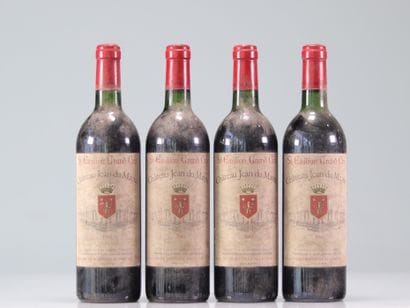 Lot de 4 CHATEAUJEAN DU MAYNE (Saint-Emilion)...