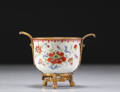 Compagnie des Indes porcelain mounted on...