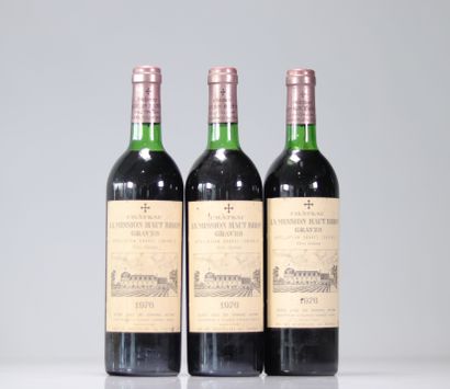 Lot de 3 Château La Mission Haut Brion Graves...
