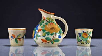 Villeroy Boch Septfontaines. Jug and 2 goblets....
