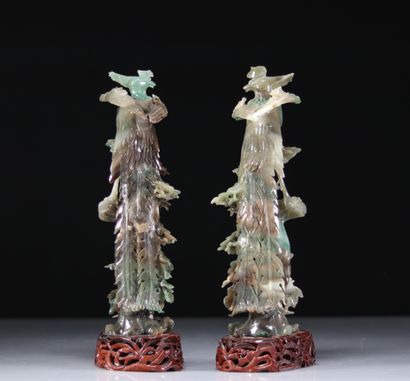 Lot of 2 jadeite statues
Weight: 2.71 kg
Region:...