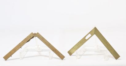 Lot of 2 measuring instruments. XII th century....
