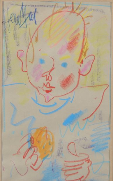 GEN PAUL (1895-1975) crayolor 