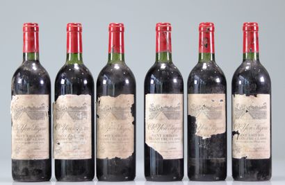 Lot of 6 Château YON FIGEAC (Saint-Emilion)...