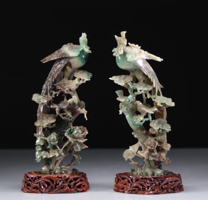Lot of 2 jadeite statues
Weight: 2.71 kg
Region:...