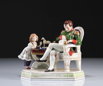 Saxon porcelain group depicting Napoleon
Weight:...