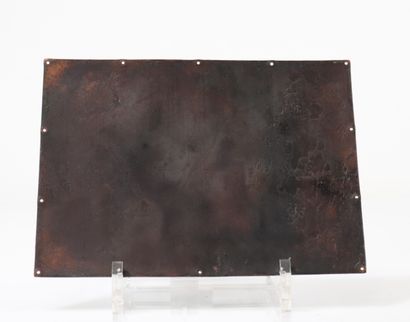 Plaque in cloisonné enamels (Limoge?)
Weight:...