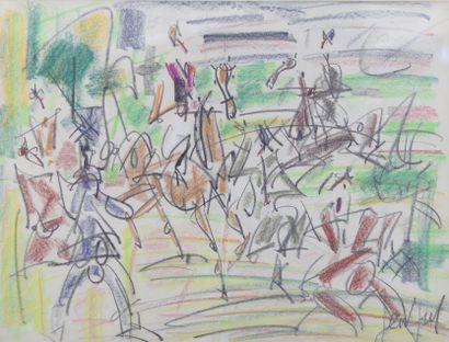 GEN PAUL (1895-1975) crayolor 