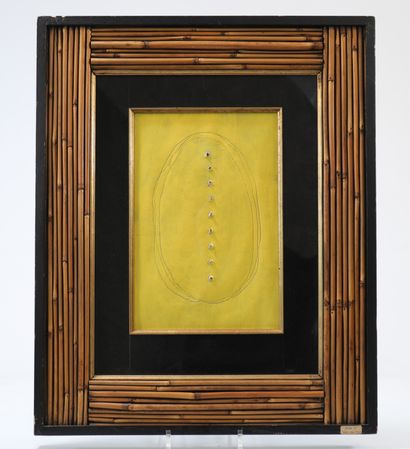 Oil on paper in the spirit of Lucio Fantana
Weight:...