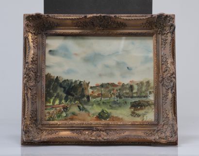 Marie HOWET (1897-1984). Watercolor. Countryside
Weight:...