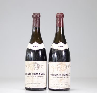 Lot de 2 Vosne-Romanée (Mongeard-Mugneret)...