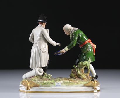 Saxon porcelain group depicting Napoleon
Weight:...