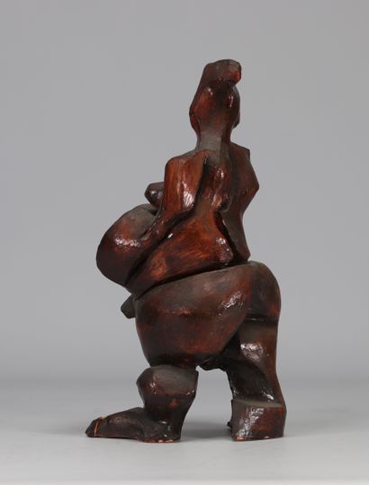 Brutalist sculpture 