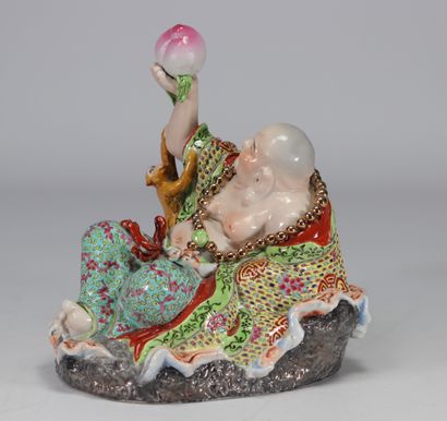 China, 20th century polychrome porcelain...