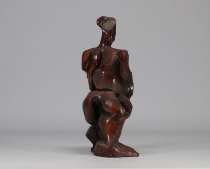 Brutalist sculpture 