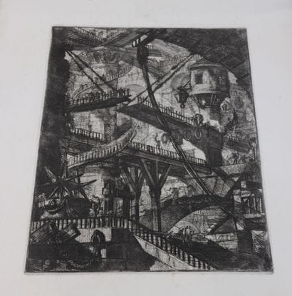 Etching by Piranesi, Piranesi Giovanni Battista...