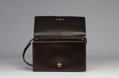 Christian DIOR, sac en crocodile de couleur...