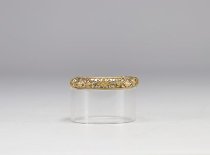 China, 9k gold, silver and turquoise 