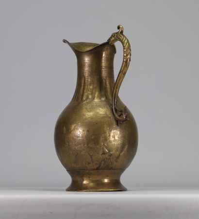 Bronze jug with dragon design, China, 18th...