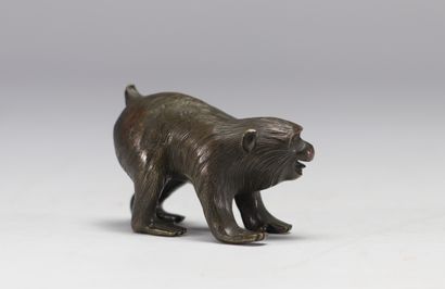 Small bronze monkey, Japanese work.
Weight:...