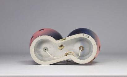 Lampe en céramique italienne provenant d'Italie...