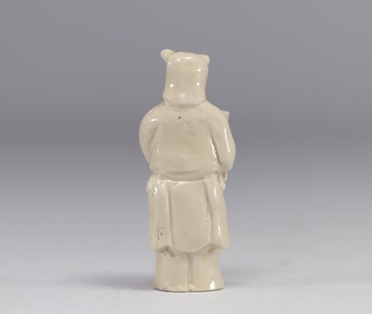 Chine, statue de personnage d'époque Qing.
Poids:...