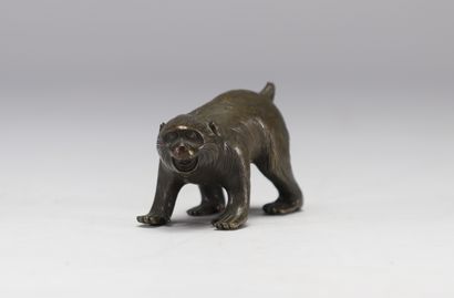 Small bronze monkey, Japanese work.
Weight:...