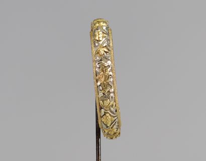 China, 9k gold, silver and turquoise 